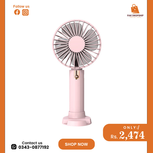 Portable Mini Rechargeable Fan – Cool Anywhere, Anytime! Say goodbye to heat with this compact cooling companion!