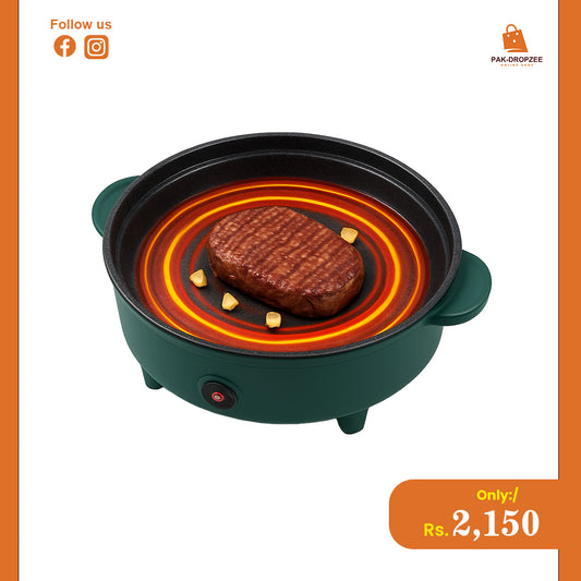 Electric Pan | Multi-Functional Non-Stick Cooking Pot & Frying Pan