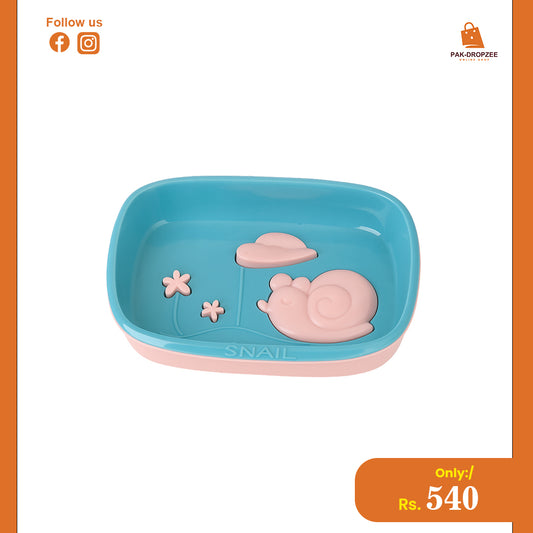 Fancy Kitchen Soap Case | Plastic Drainable Soap Holder for Kitchen & Bathroom