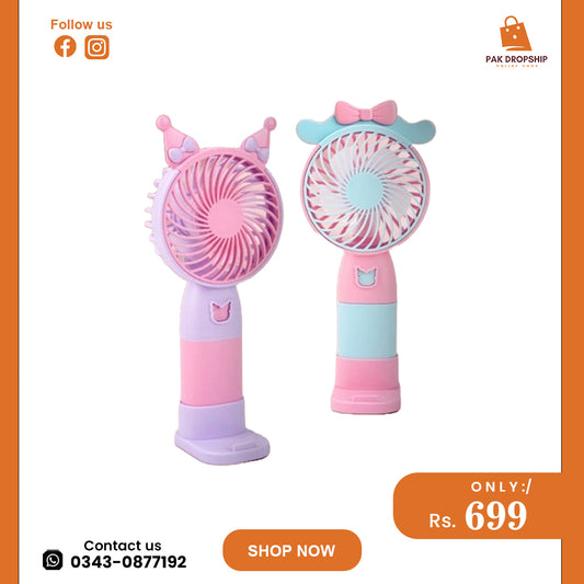 Portable Rechargeable Small Handheld Fan Beat the heat anytime, anywhere!